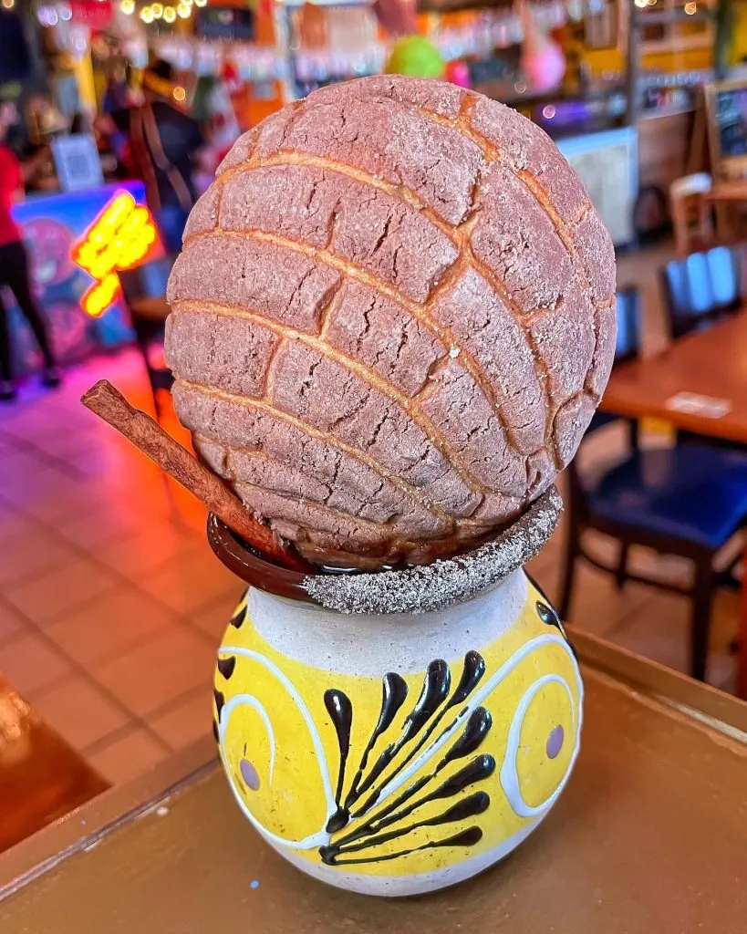 Authentic Mexican dish at La Vecindad