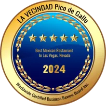 2024 WCBRB LA VECINDAD Pico de Gallo award badge
