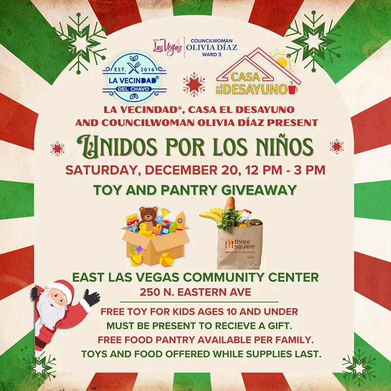 La Vecindad & Casa El Desayuno: Unidos Por Los Niños – Christmas Toy Drive 2025